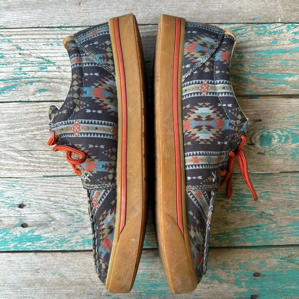 Hooey Twisted x Looper Sneakers Shoes Men's Size 10.5M Casual Aztec Fabric Lace
